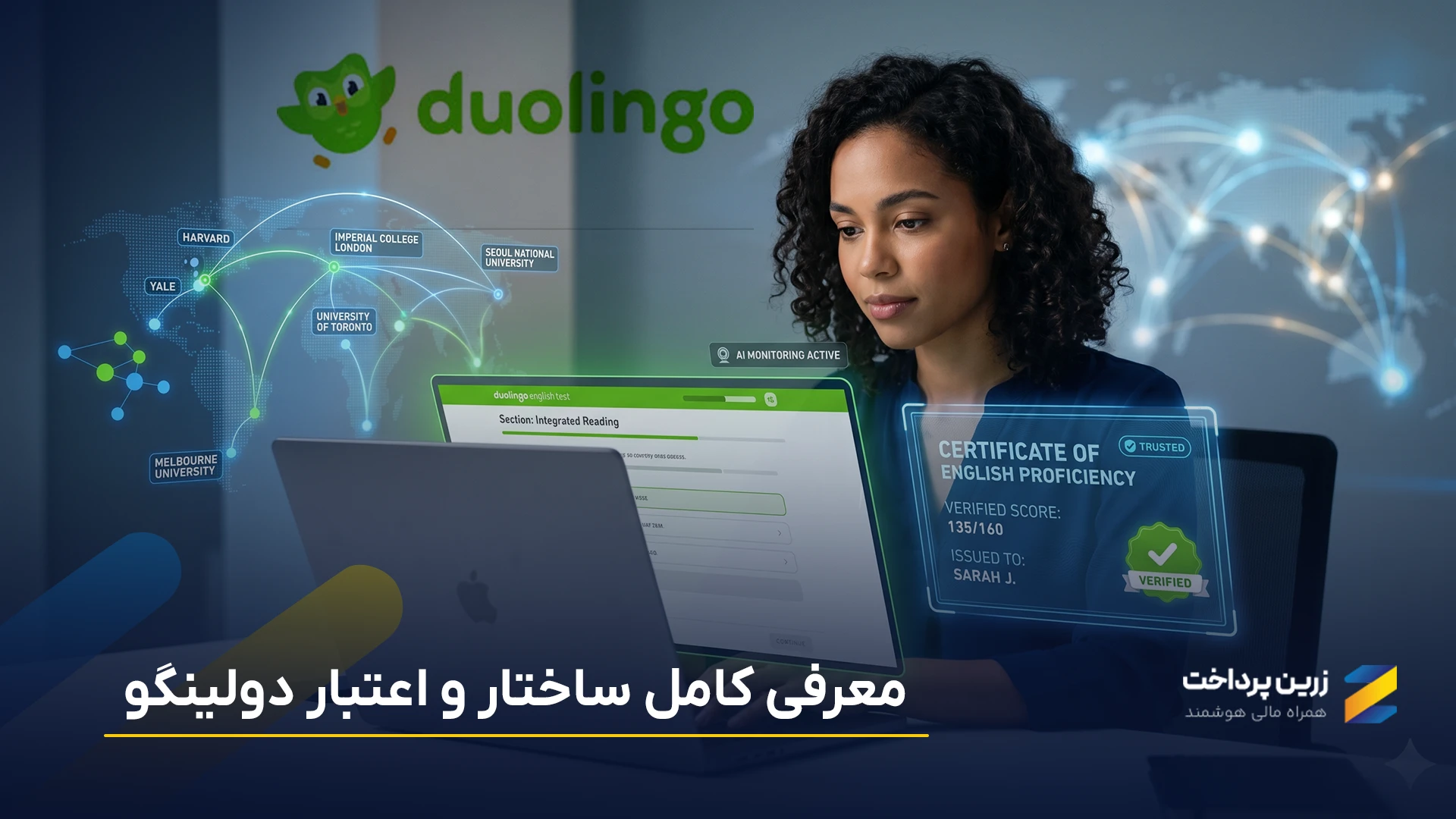 آزمون دولینگو چیست؟ معرفی کامل Duolingo English Test + ساختار و اعتبار