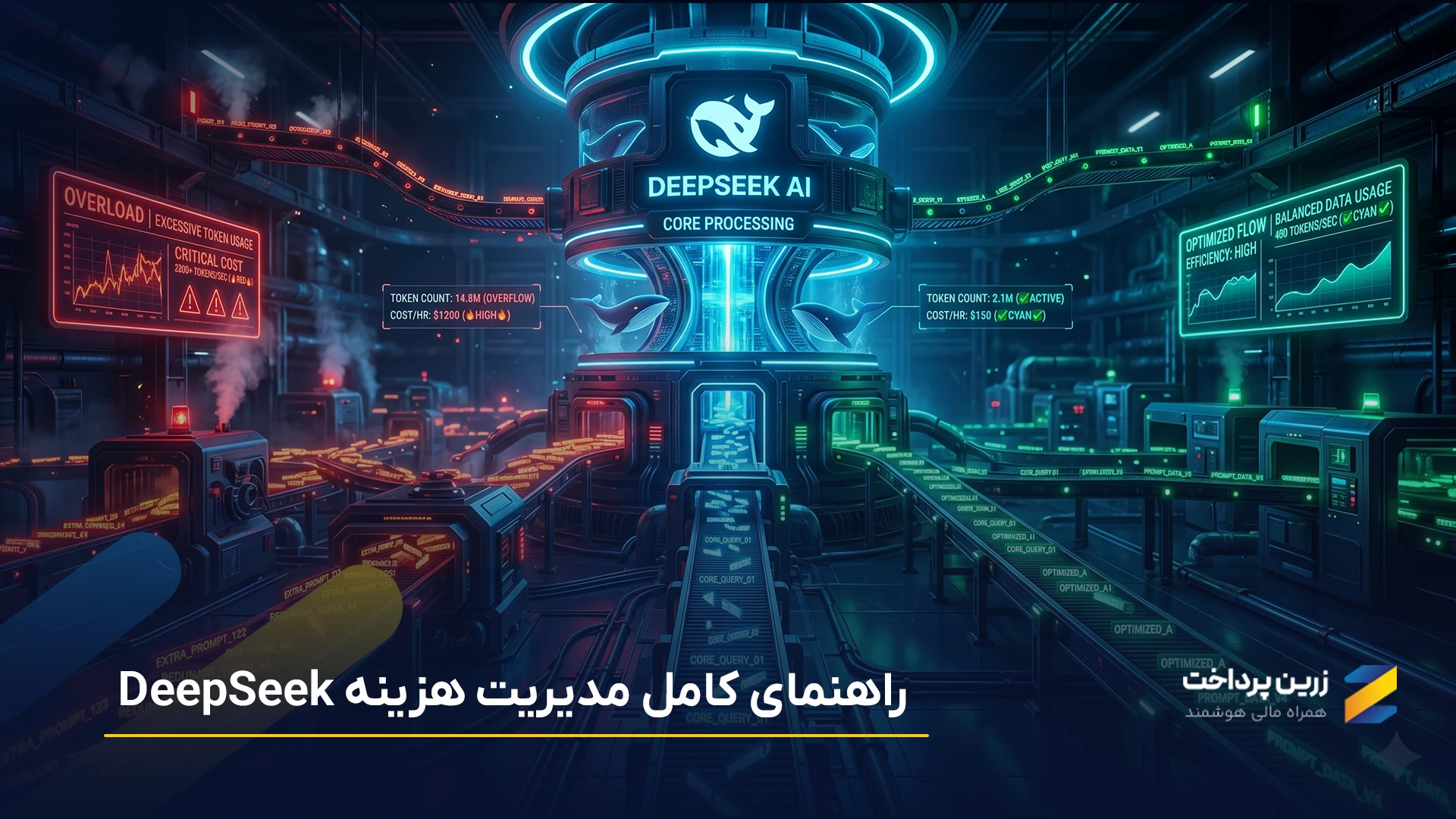 مدیریت هزینه دیپ سیک DeepSeek (راهنمای کامل کاهش مصرف و بهینه‌سازی هزینه API)