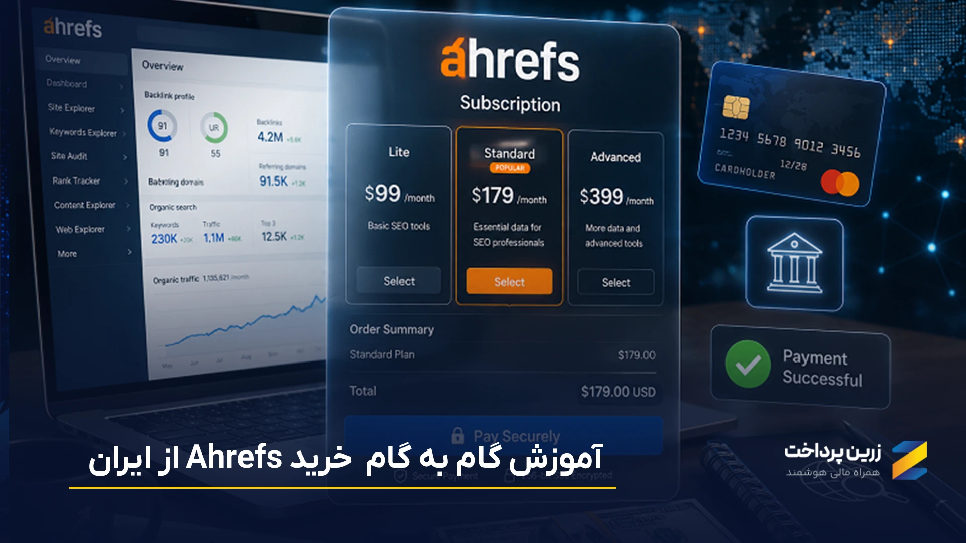 آیا خرید Ahrefs از ایران ممکن است؟ آموزش قدم به قدم