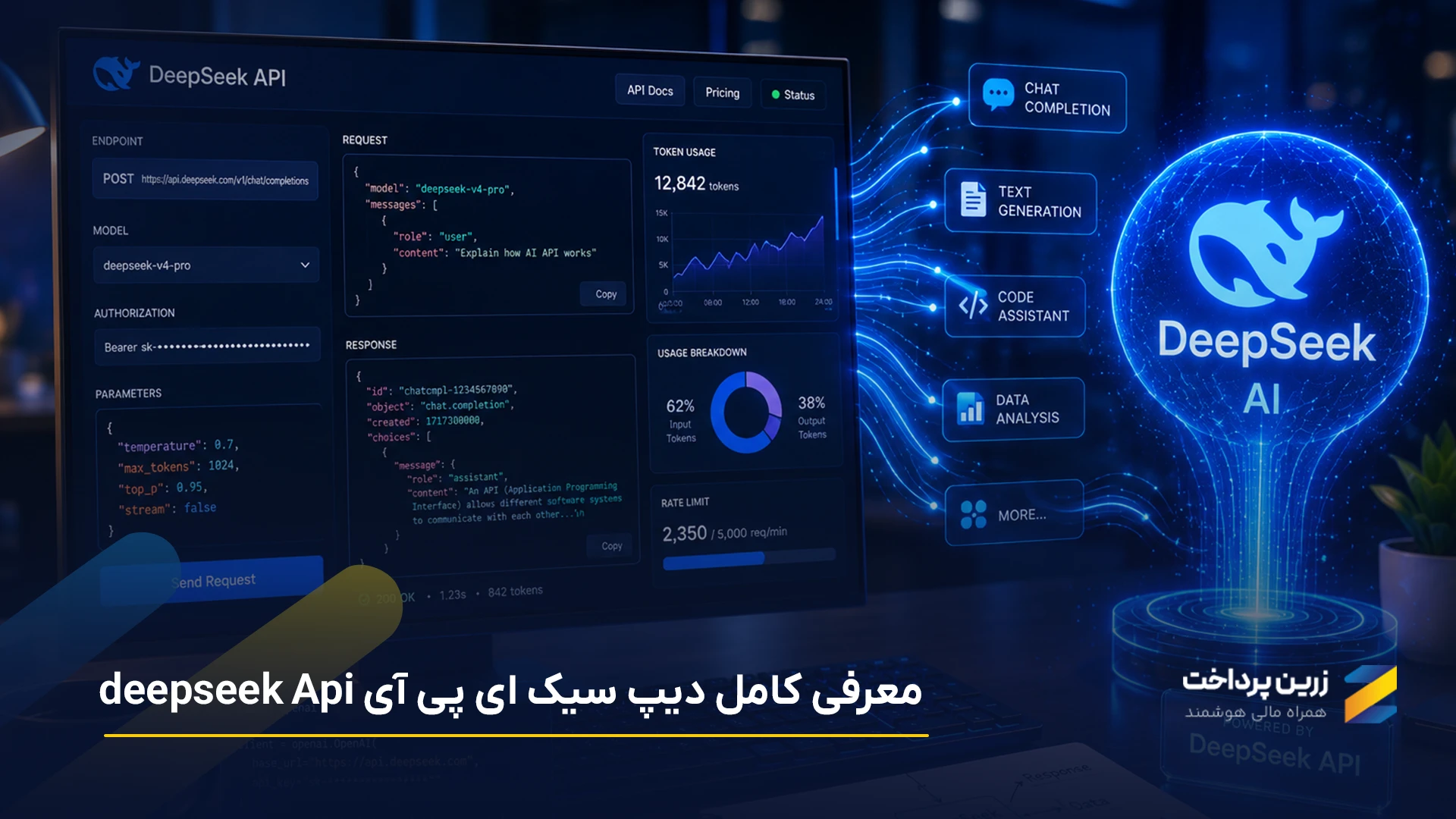 دیپ سیک ای پی آی DeepSeek API چیست؟ بررسی انواع مدل‌ها و امکان خرید
