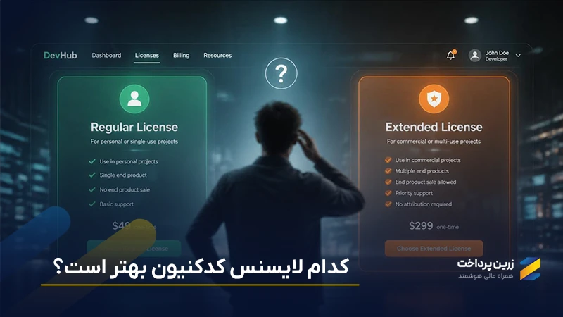 انواع لایسنسهای کدکنیون (راهنمای کامل انتخاب License مناسب)