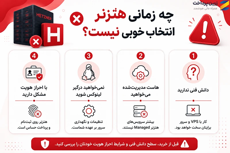 کاربرد سرور Hetzner