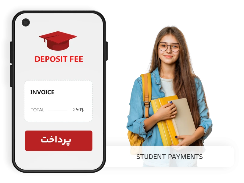 پرداخت دیپازیت فی DEPOSIT FEE دانشگاه از ایران (بدون کارت خارجی)