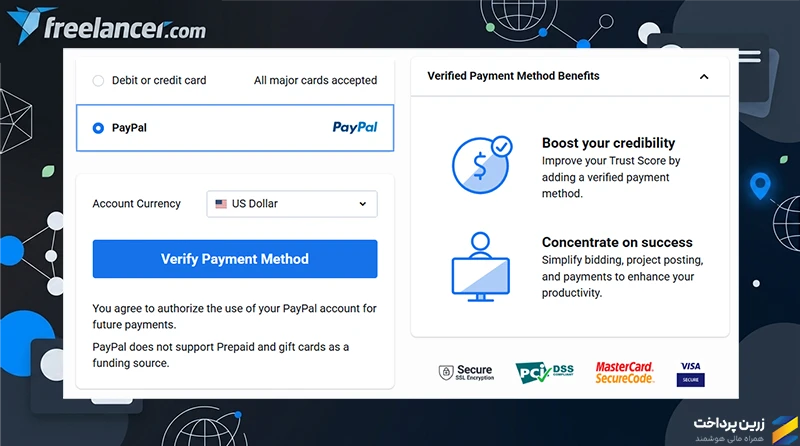 روشهای برداشت درآمد از Freelancer.com